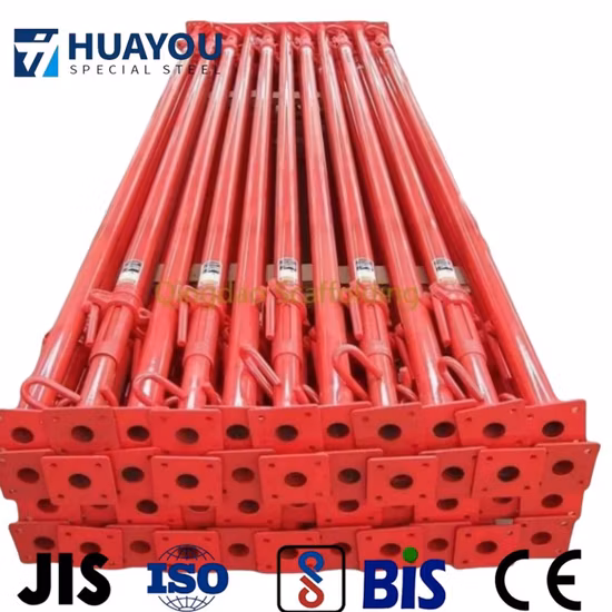 China En1065 Building Galvanizd Scaffold Heavy Light Duty Teleskoppfostenschalung Baugerüst Stützstützverbau Verstellbare Stahlstütze