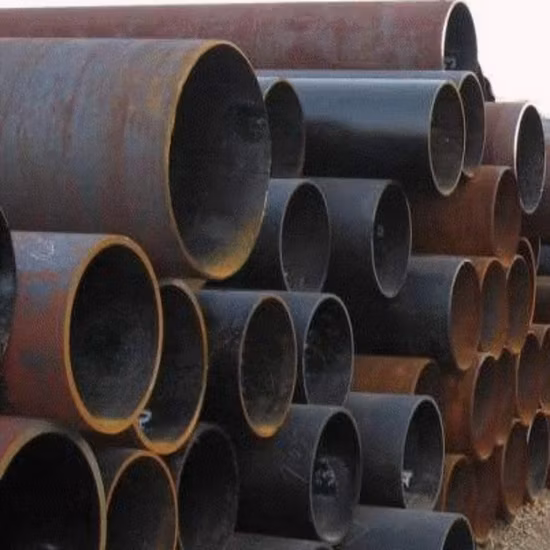 Sch40 Sch80 Ss400 A36 Ss400 S235jr 1020 Rundes, quadratisches, rechteckiges, geschweißtes Kohlenstoffstahlrohr